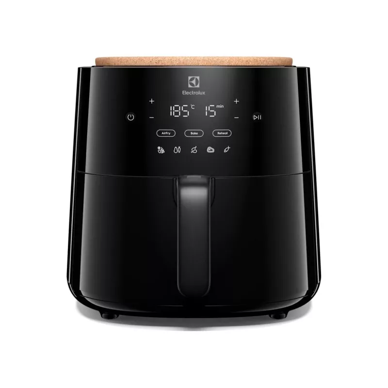 Φριτέζα αέρα Electrolux EAF5B — 5 l, 1500 W, έως 200 °C, 8 προγράμματα, Χειρισμός αφής, Οθόνη LED