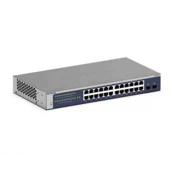 NETGEAR GS724Tv6 Managed L2+/L3 Gigabit Ethernet (10/100/1000) 1U μπλε, γκρι