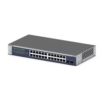 NETGEAR GS724Tv6 Managed L2+/L3 Gigabit Ethernet (10/100/1000) 1U μπλε, γκρι