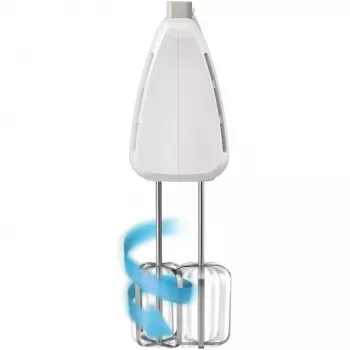Philips HR3705/00 Daily Collection μίξερ χειρός, 300 W, 5 ταχύτητες + turbo, αυγοδάρτες και άγκιστρα ζύμης, καλώδιο 1,2 m, λευκό