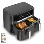 Τηγάνι βαθιάς τηγάνισης Tefal Easy Fry Dual XXL EY942HE0 Διπλό 11 L Επιτραπέζια συσκευή 2020 W Φριτέζα θερμού αέρα Γκρι
