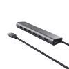 Trust Halyx 24967 USB hub 7 θυρών, USB 3.2 Gen 1, Type-A, 5000 Mbit/s, ασημί