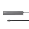 Trust Halyx 24967 USB hub 7 θυρών, USB 3.2 Gen 1, Type-A, 5000 Mbit/s, ασημί