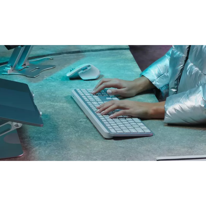 LOGITECH MX Keys S πληκτρολόγιο Graphite Qwerty US/Int'l