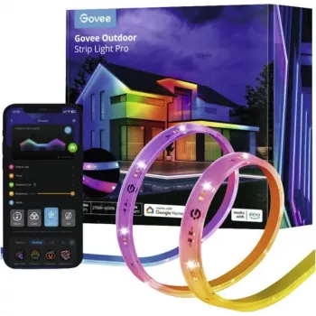 Govee H70A1 10m Wi‑Fi Bluetooth RGBIC+Θερμό Λευκό Λωρίδα LED εξωτερικού χώρου