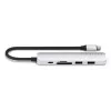 Satechi ST-P6SS Hub USB Type-C 10000 Mbit/s Ασημί