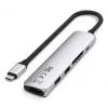 Satechi ST-P6SS Hub USB Type-C 10000 Mbit/s Ασημί