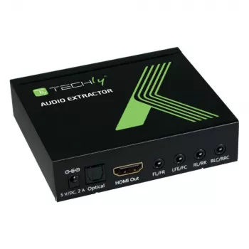 Techly Εξαγωγέας ήχου 7.1 LPCM HDMI 4K UHD 3D IDATA HDMI-EA74K