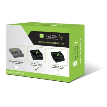 Techly Εξαγωγέας ήχου 7.1 LPCM HDMI 4K UHD 3D IDATA HDMI-EA74K