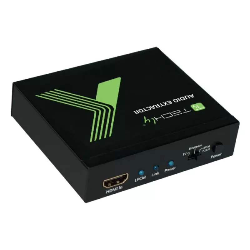 Techly Εξαγωγέας ήχου 7.1 LPCM HDMI 4K UHD 3D IDATA HDMI-EA74K
