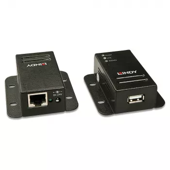 Lindy 50 m USB 2.0 Cat.6 Extender, πομπός & δέκτης δικτύου