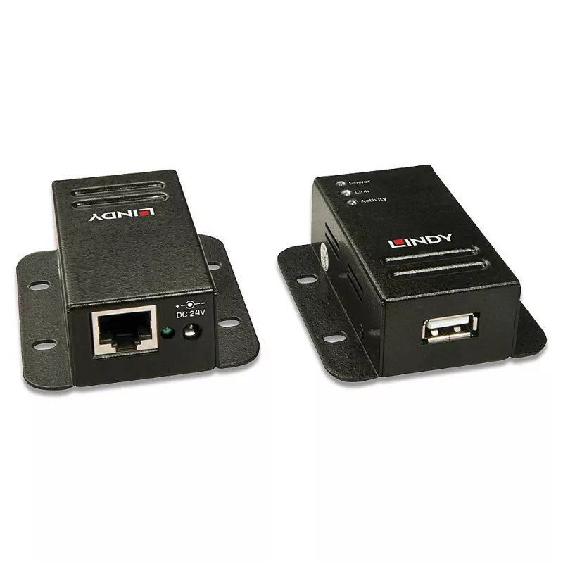 Lindy 50 m USB 2.0 Cat.6 Extender, πομπός & δέκτης δικτύου