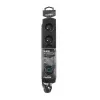 Προστασία υπέρτασης QOLTEC 50104 — 4 πρίζες AC, 230 V, καλώδιο 1,5 m, μαύρο