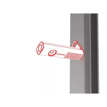 Φορητός φακός εργασίας Ledlenser 502735 12W LED μαύρο