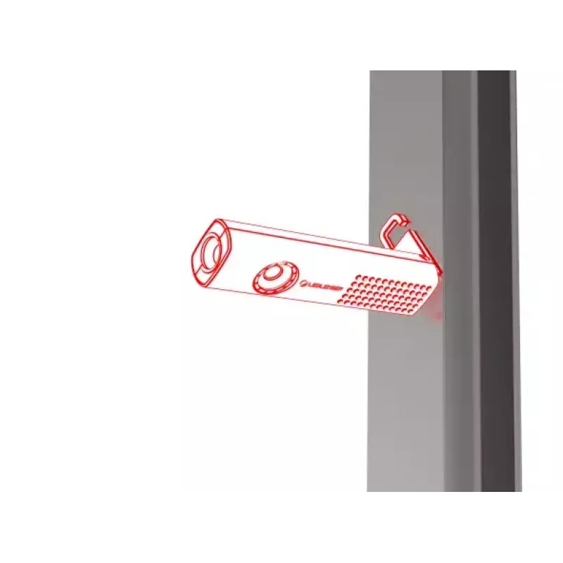 Φορητός φακός εργασίας Ledlenser 502735 12W LED μαύρο