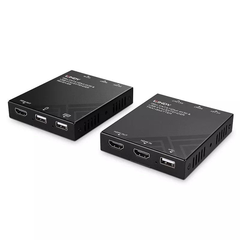 KVM-Extender Lindy 120 m Cat.6 HDMI και USB πομπός & δέκτης