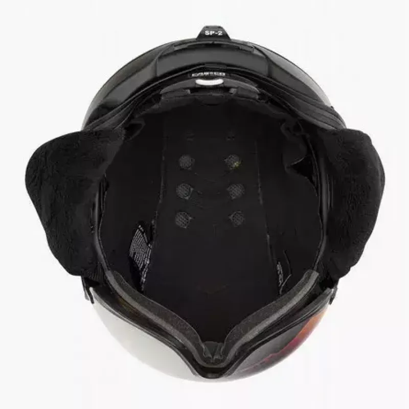 Κράνος σκι Casco SP-2 Carbonic Visor, Μέγεθος M (55–57 cm), μαύρο