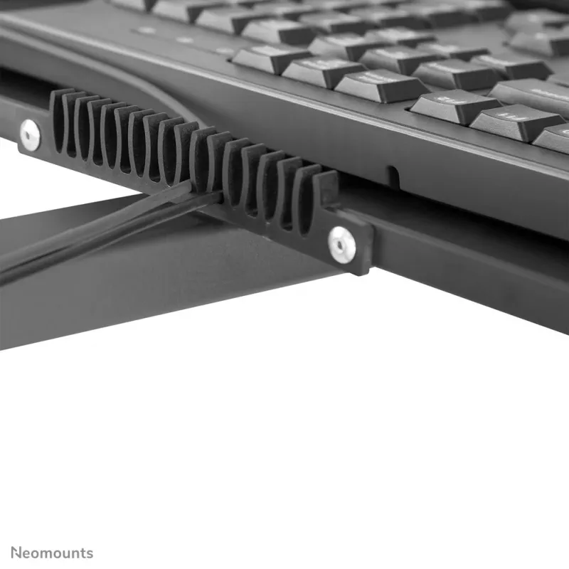 Neomounts FPMA-MOBILE1700 κινητός σταθμός εργασίας, 10-32 ίντσες (25,4-81,3 cm), μέγ. 8 kg, VESA 75x75-100x100, ύψος 94-175 cm, χάλυβας, μαύρο