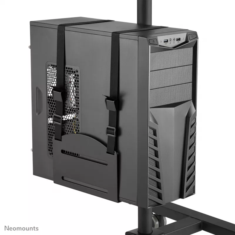 Neomounts FPMA-MOBILE1700 κινητός σταθμός εργασίας, 10-32 ίντσες (25,4-81,3 cm), μέγ. 8 kg, VESA 75x75-100x100, ύψος 94-175 cm, χάλυβας, μαύρο