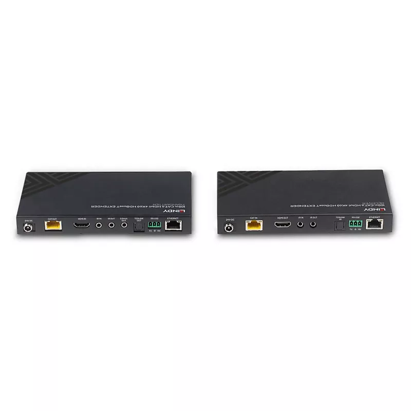 Σετ επέκτασης HDMI Πομπός & Δέκτης Lindy 100 m Cat.6 4K60 Ήχος IR RS-232