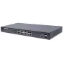 Intellinet 16-Port Gigabit Ethernet PoE+ Web-Managed Switch με 2 SFP-θύρες, IEEE 802.3at/af Power over Ethernet (PoE+/PoE) συμβατό, 374 W, Endspan, 19 ίντσες Rackmount
