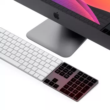 Satechi ST-XLABKM Extended ασύρματο αριθμητικό πληκτρολόγιο Bluetooth, Space Grey