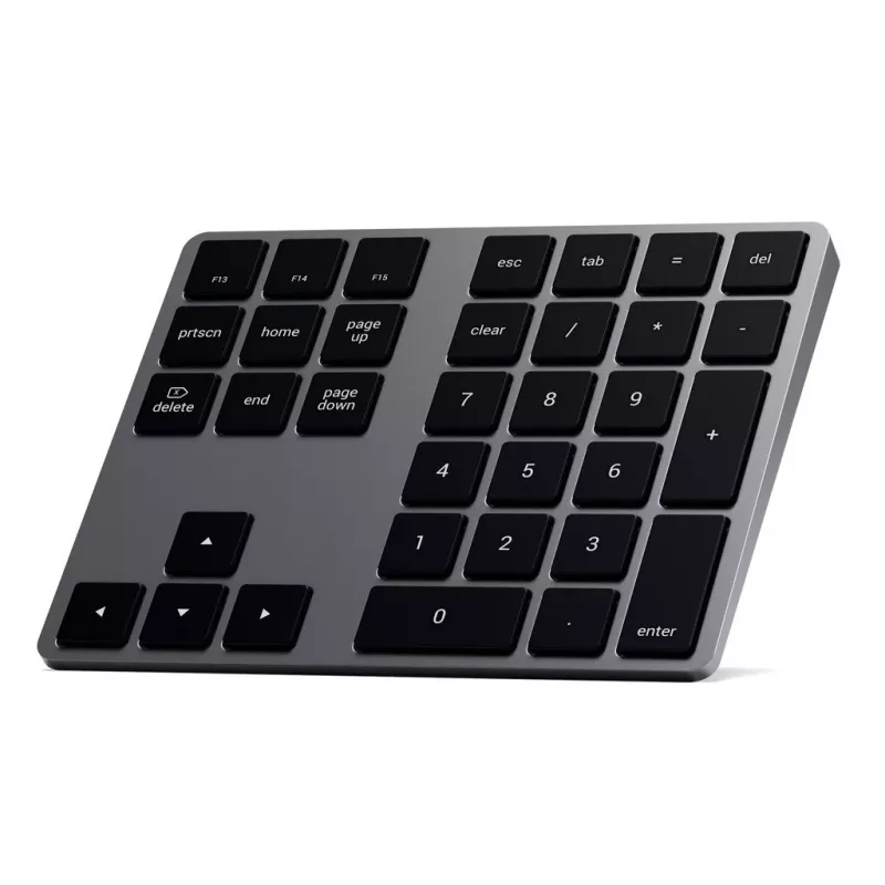 Satechi ST-XLABKM Extended ασύρματο αριθμητικό πληκτρολόγιο Bluetooth, Space Grey