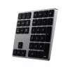 Satechi ST-XLABKM Extended ασύρματο αριθμητικό πληκτρολόγιο Bluetooth, Space Grey