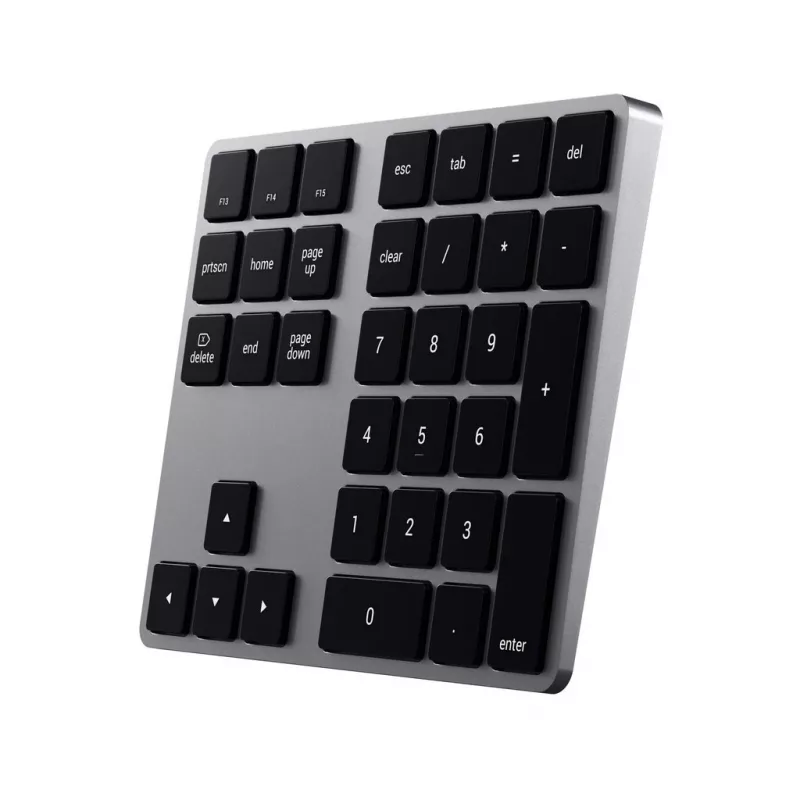 Satechi ST-XLABKM Extended ασύρματο αριθμητικό πληκτρολόγιο Bluetooth, Space Grey