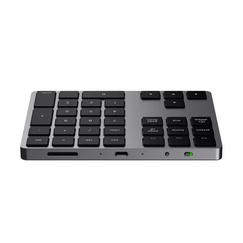 Satechi ST-XLABKM Extended ασύρματο αριθμητικό πληκτρολόγιο Bluetooth, Space Grey