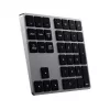 Satechi ST-XLABKM Extended ασύρματο αριθμητικό πληκτρολόγιο Bluetooth, Space Grey