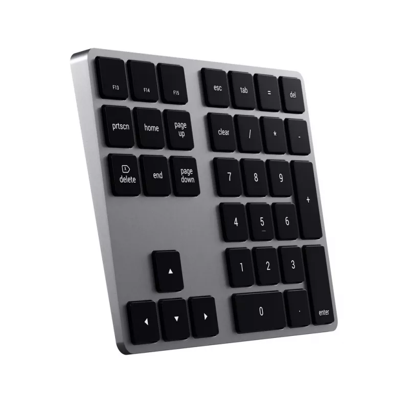 Satechi ST-XLABKM Extended ασύρματο αριθμητικό πληκτρολόγιο Bluetooth, Space Grey
