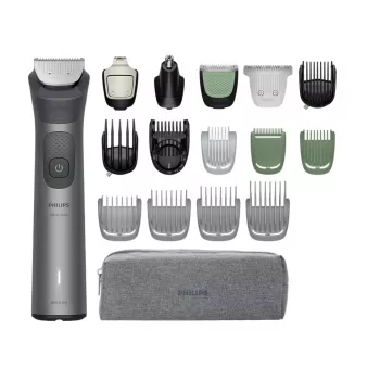 Philips All-in-One Trimmer 7000 Series MG7941/15 — 17-in-1 επαναφορτιζόμενο trimmer, 0,5 mm–16 mm, γκρι