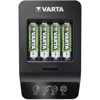 VARTA LCD Smart Charger+ με 4 μπαταρίες AA 2100 mAh