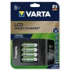 VARTA LCD Smart Charger+ με 4 μπαταρίες AA 2100 mAh