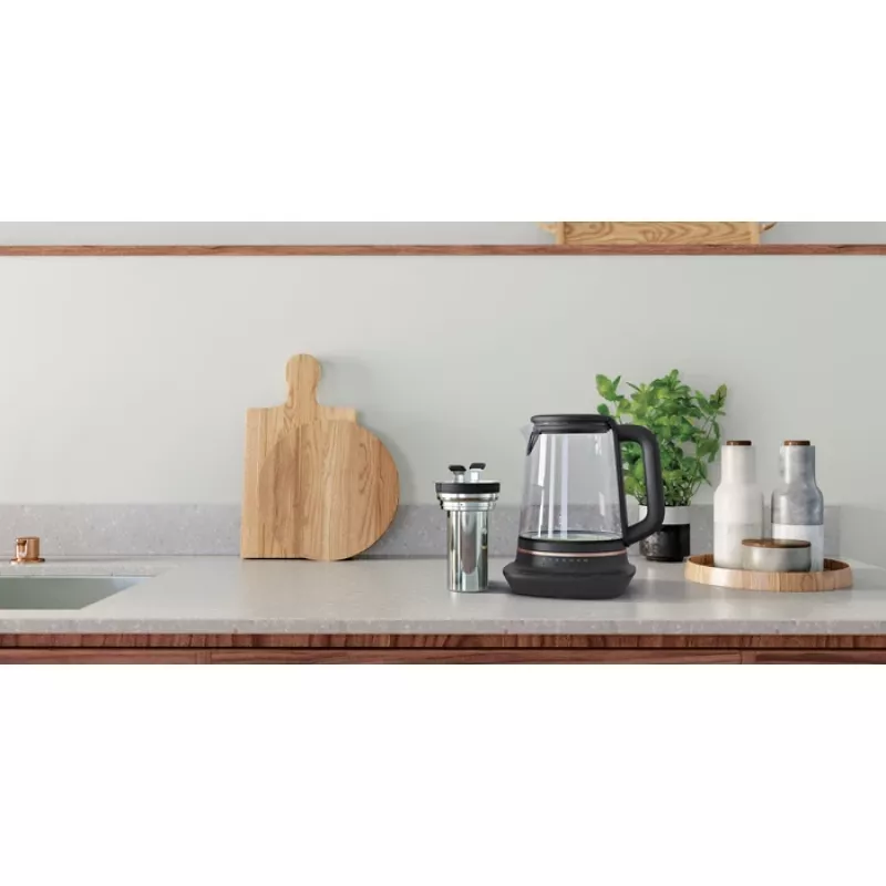Electrolux E7GK1-8BP Βραστήρας 1,7 l 2000 W Μαύρο, Χαλκό