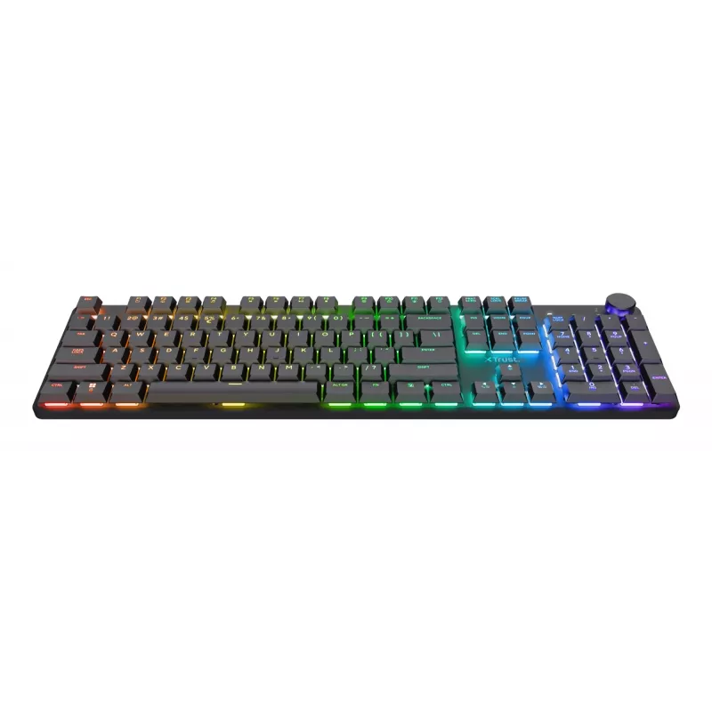 Trust GXT 868 Torix πληκτρολόγιο Gaming USB + RF Wireless + Bluetooth QWERTY US English μαύρο