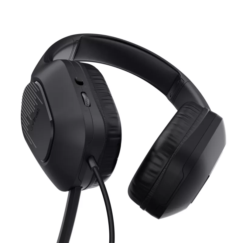 Trust GXT 415 Zirox ακουστικά ενσύρματα Head-band Gaming μαύρο