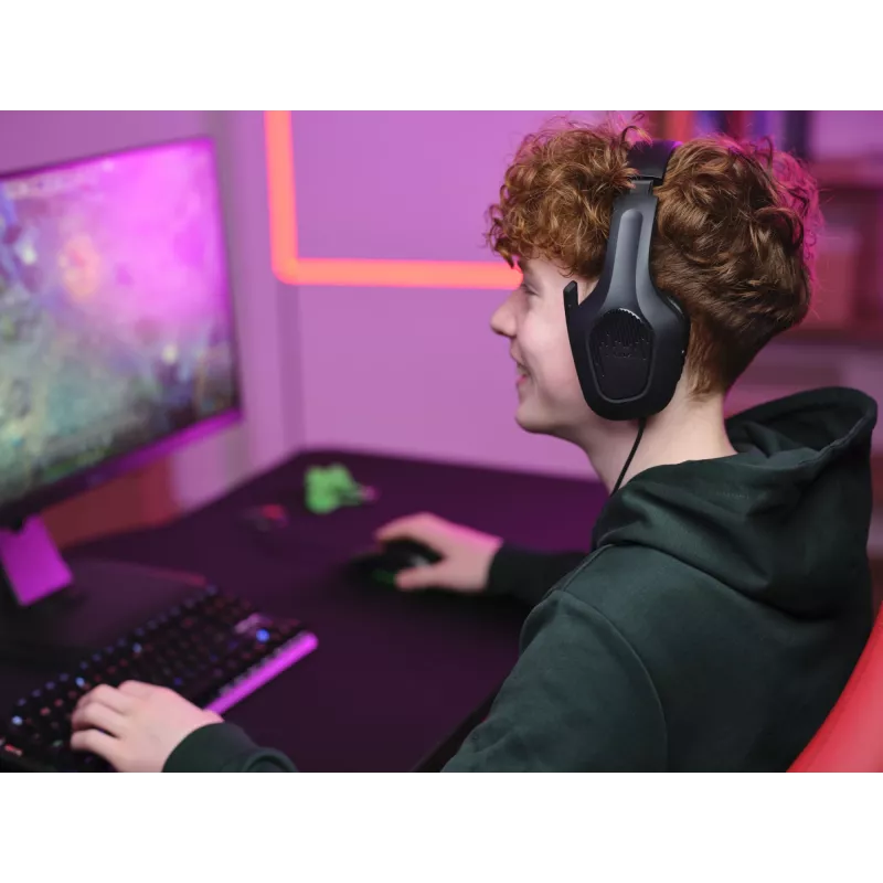 Trust GXT 415 Zirox ακουστικά ενσύρματα Head-band Gaming μαύρο
