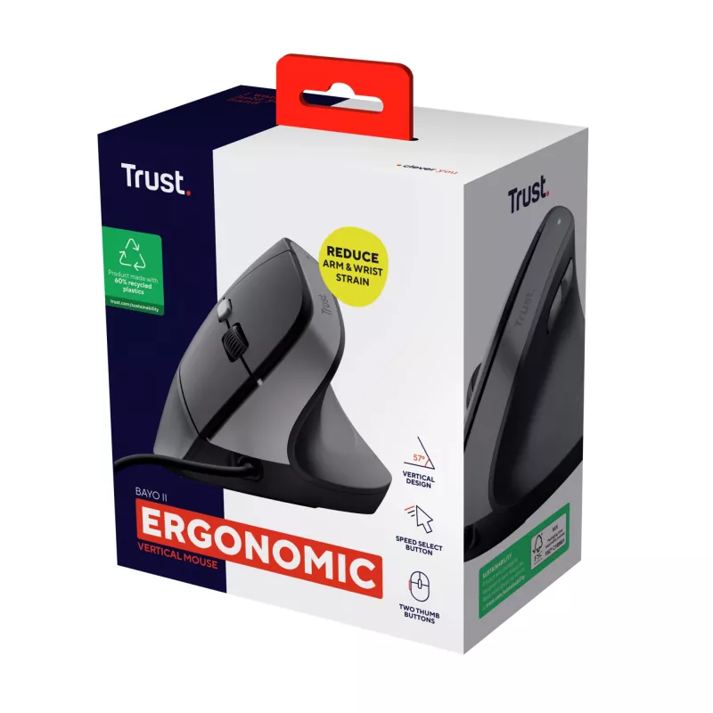 Trust Bayo II ποντίκι δεξιόχειρο USB Type-A 2400 DPI