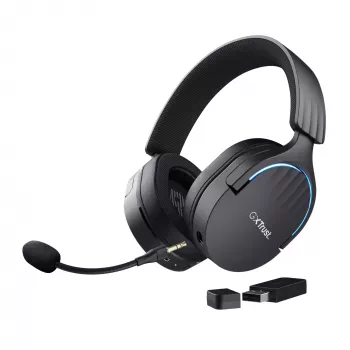 Trust GXT 491 Fayzo ακουστικά ενσύρματα & ασύρματα Head-band Gaming USB Type-C Bluetooth μαύρο