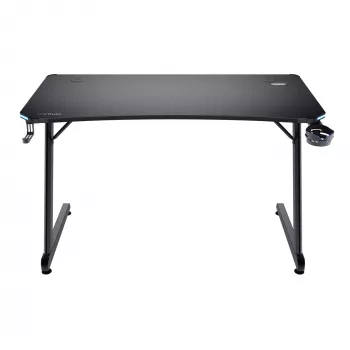 Ορθογώνιο τραπέζι TRUST GXT 709 LUMINUS μαύρο 1200x600x740 mm