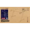 Ορθογώνιο τραπέζι TRUST GXT 709 LUMINUS μαύρο 1200x600x740 mm