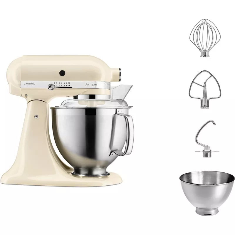 KitchenAid Artisan 5KSM185PS Κουζινομηχανή 300 W 4,8 l Cream