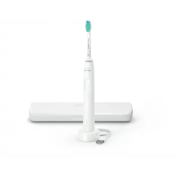 Philips 3100 series HX3673/13 Sonic οδοντόβουρτσα — Sonic, 31.000 κινήσεις/λεπτό, 1 λειτουργία, λευκή, επαναφορτιζόμενη με μπαταρία Li-Ion
