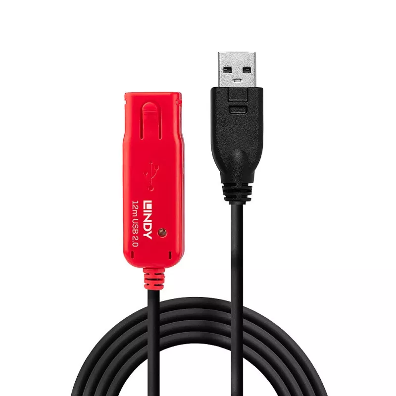 Καλώδιο Επέκτασης USB Lindy 12m Active Extension Pro