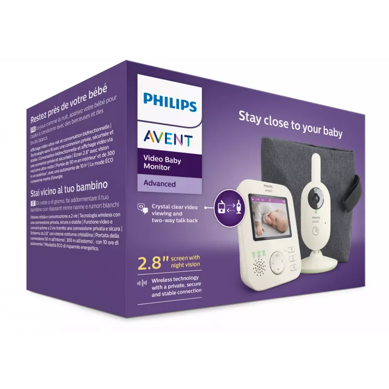 Κάμερα Philips AVENT ενδοεπικοινωνία μωρού SCD882/26 IR LED εμβέλεια 300 m