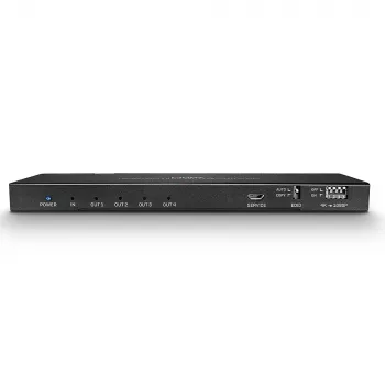 Lindy 4-Port HDMI 18G Splitter με ήχο και downscaling