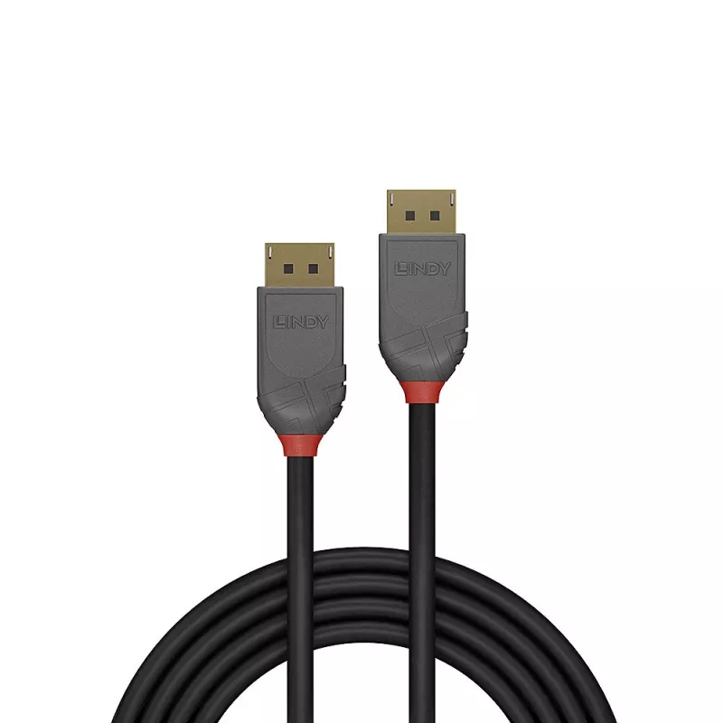 Lindy 10m DisplayPort 1.2 καλώδιο, Anthra Line