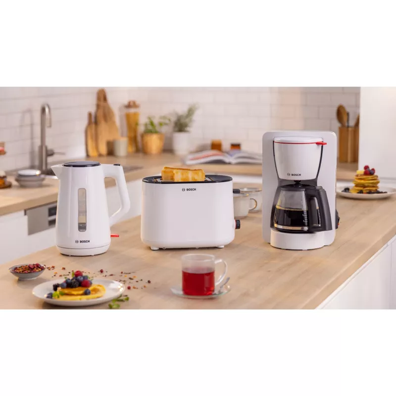 Bosch TWK1M121 ηλεκτρικός βραστήρας 1,7 l 2400 W Λευκό